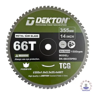 Lưỡi cắt hợp kim đa năng 355mm chất lượng cao Dekton DK-SB355PRO