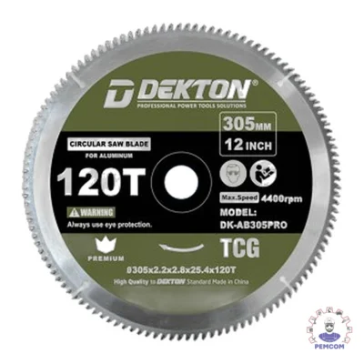 Lưỡi cắt nhôm, gỗ 305mm chất lượng cao Dekton DK-AB305PRO