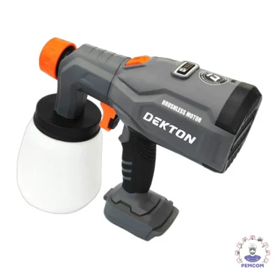 Súng phun sơn pin 21V không chổi than Dekton M21-SPS1000XBL (thân máy)