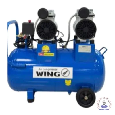 Máy nén khí không dầu giảm âm Wing TW-OF750x2-50L 2HP 50 lít